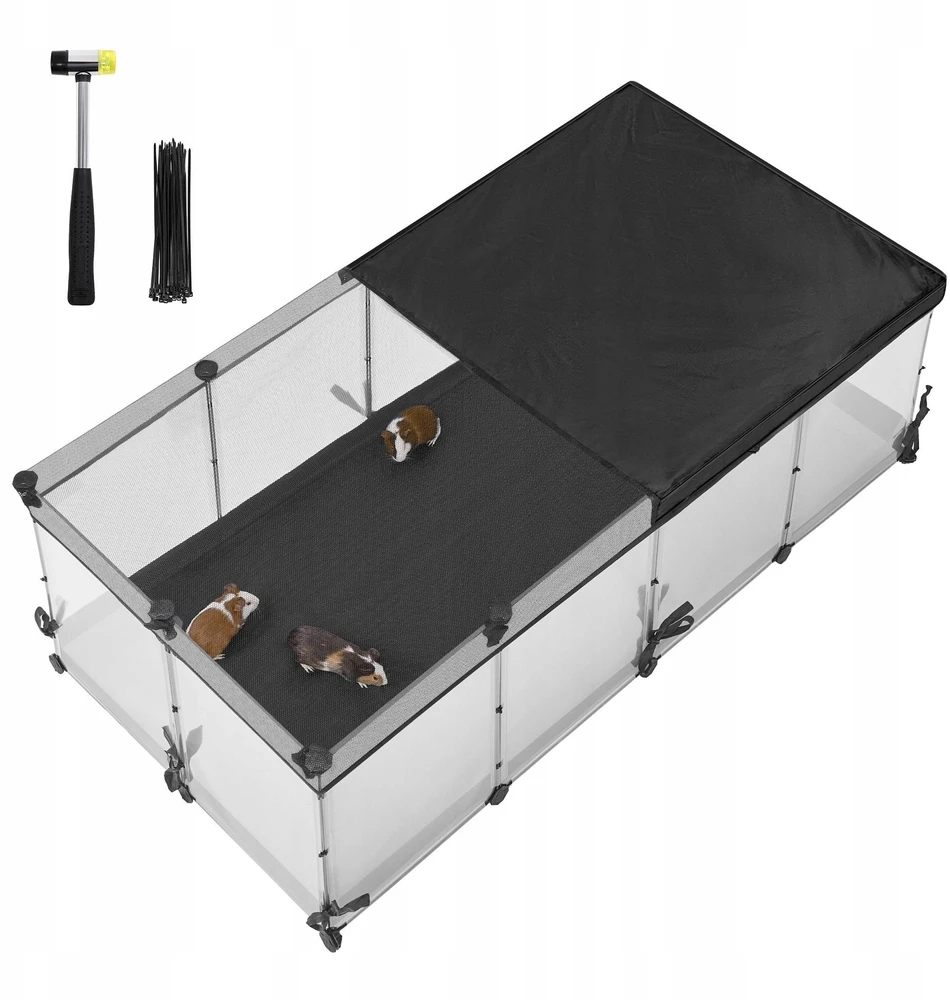 Songmics Gyvūnų narvas 144 x 74 x 47 cm