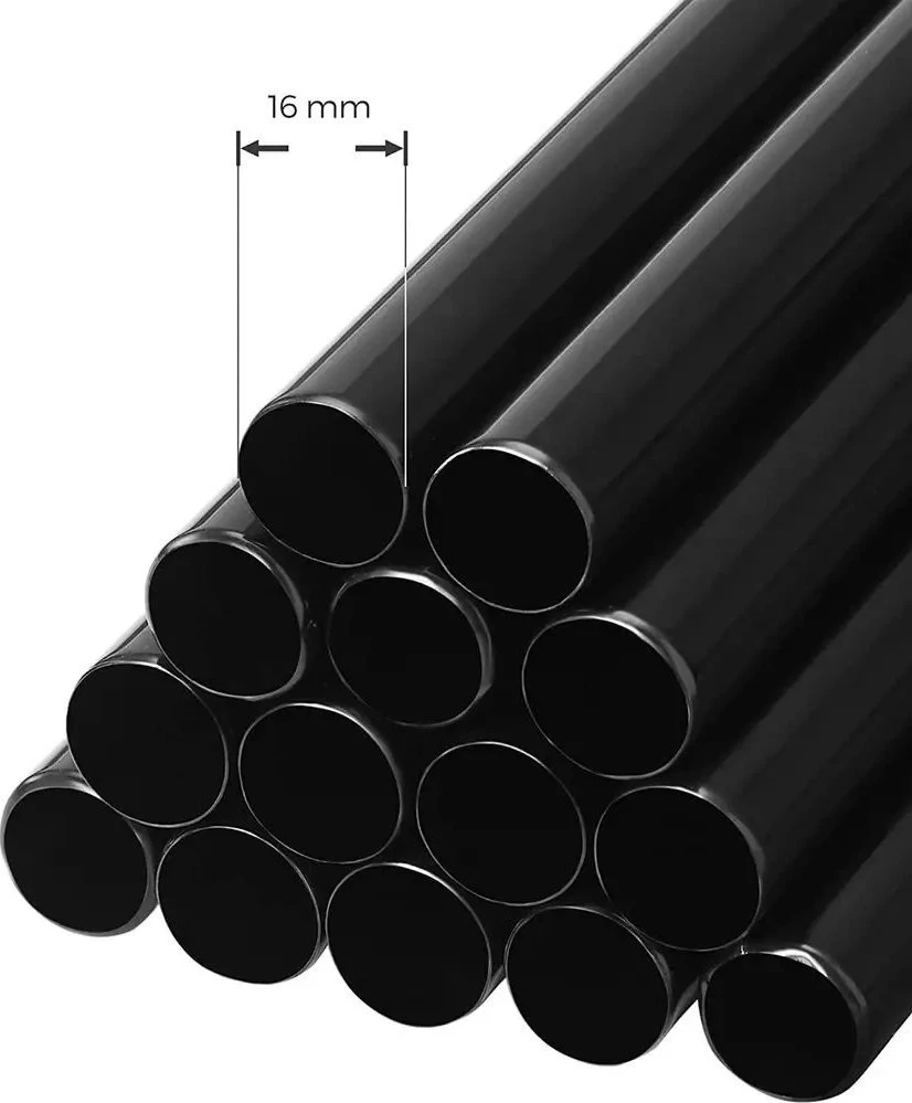 Songmics Audinys drabužių spinta 170 x 88 cm juoda