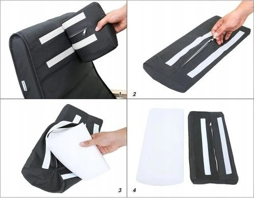 SONGMICS supamasis fotelis su 5 padėčių reguliuojama kojų atrama, iki 150 kg, LYY10G