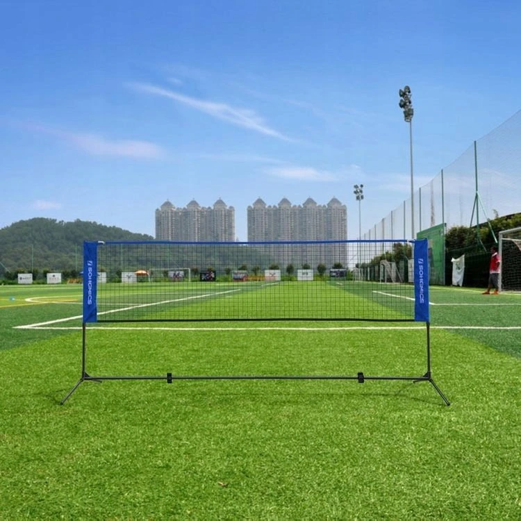 Songmics Badmintono tinklas 3 m mėlynos spalvos