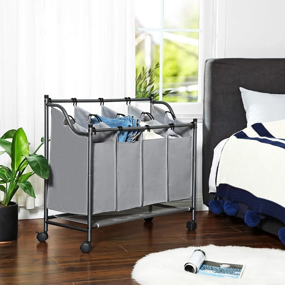 Songmics skalbinių krepšys 4 x 35 L