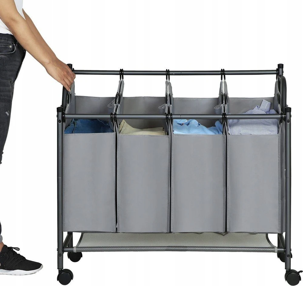 Songmics skalbinių krepšys 4 x 35 L
