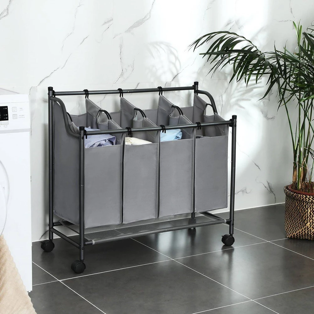 Songmics skalbinių krepšys 4 x 35 L