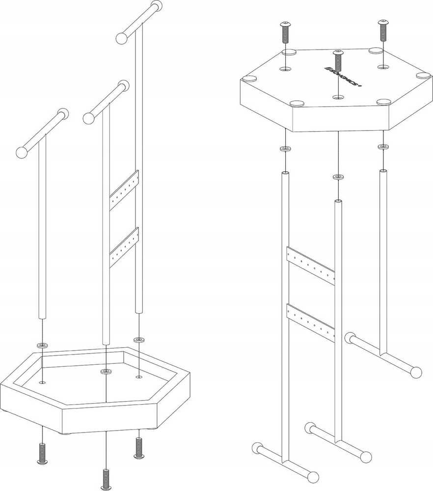 SONGMICS papuošalų stovas iš metalo ir medžio, 18 x 20.5 x 36 cm, baltas JJS03NW
