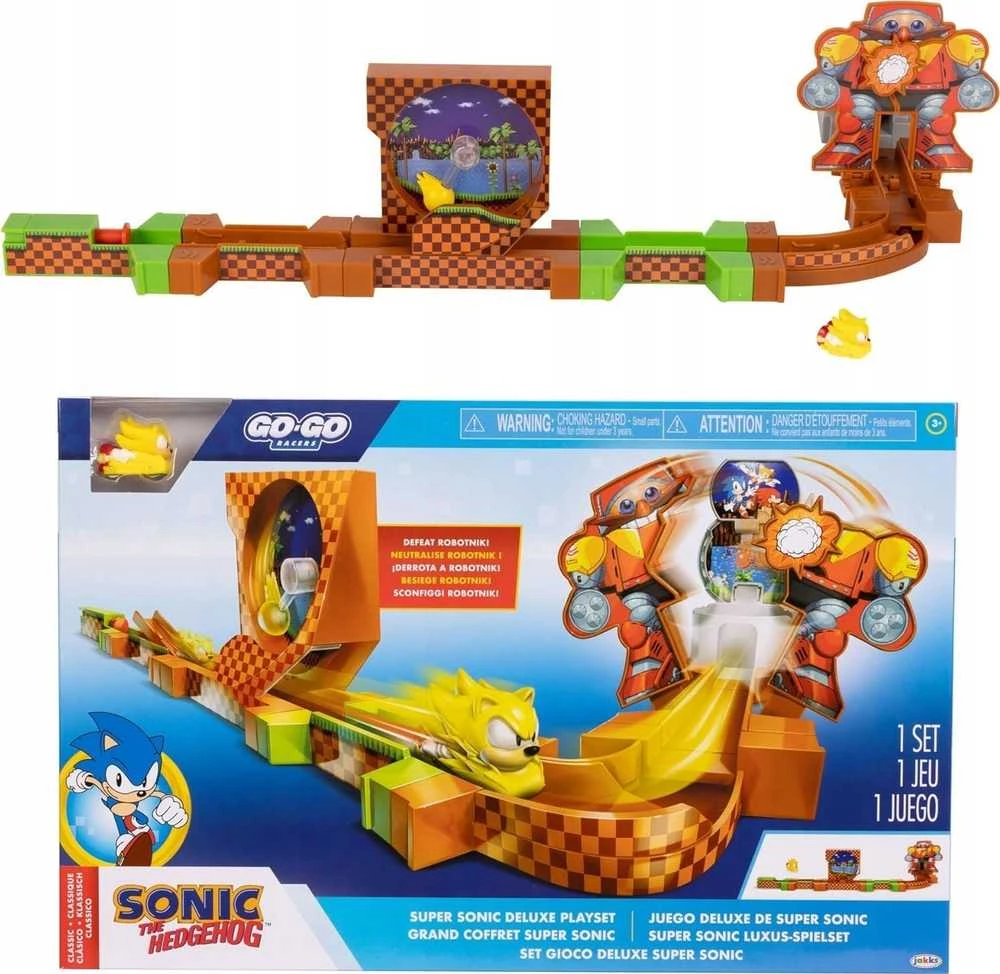 Rinkinys „Tor Go Go Racers Deluxe Sonic 3 The Hedgehog“ su mini pozazdemu