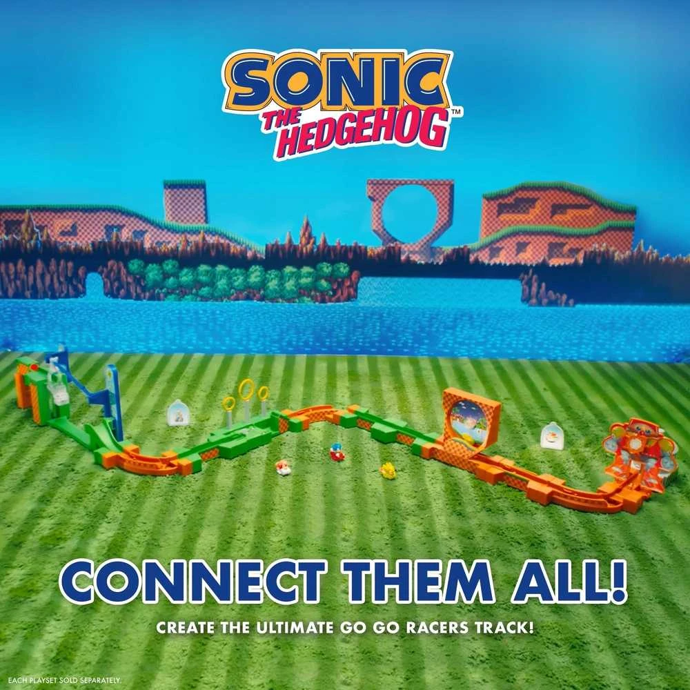 Rinkinys „Tor Go Go Racers Deluxe Sonic 3 The Hedgehog“ su mini pozazdemu