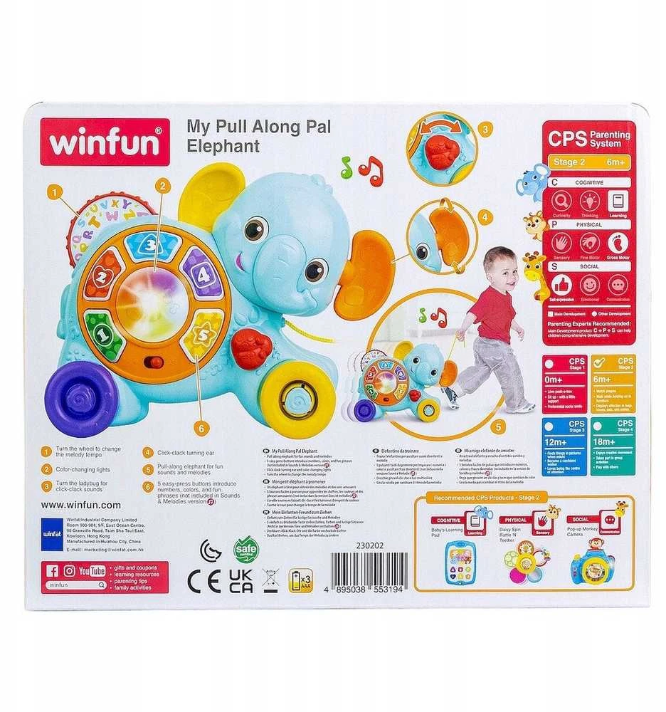 „Winfun“ – mano traukiamas draugas dramblys (230202-NL)