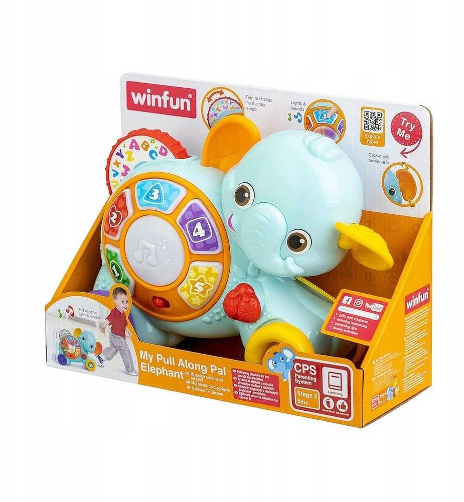 „Winfun“ – mano traukiamas draugas dramblys (230202-NL)