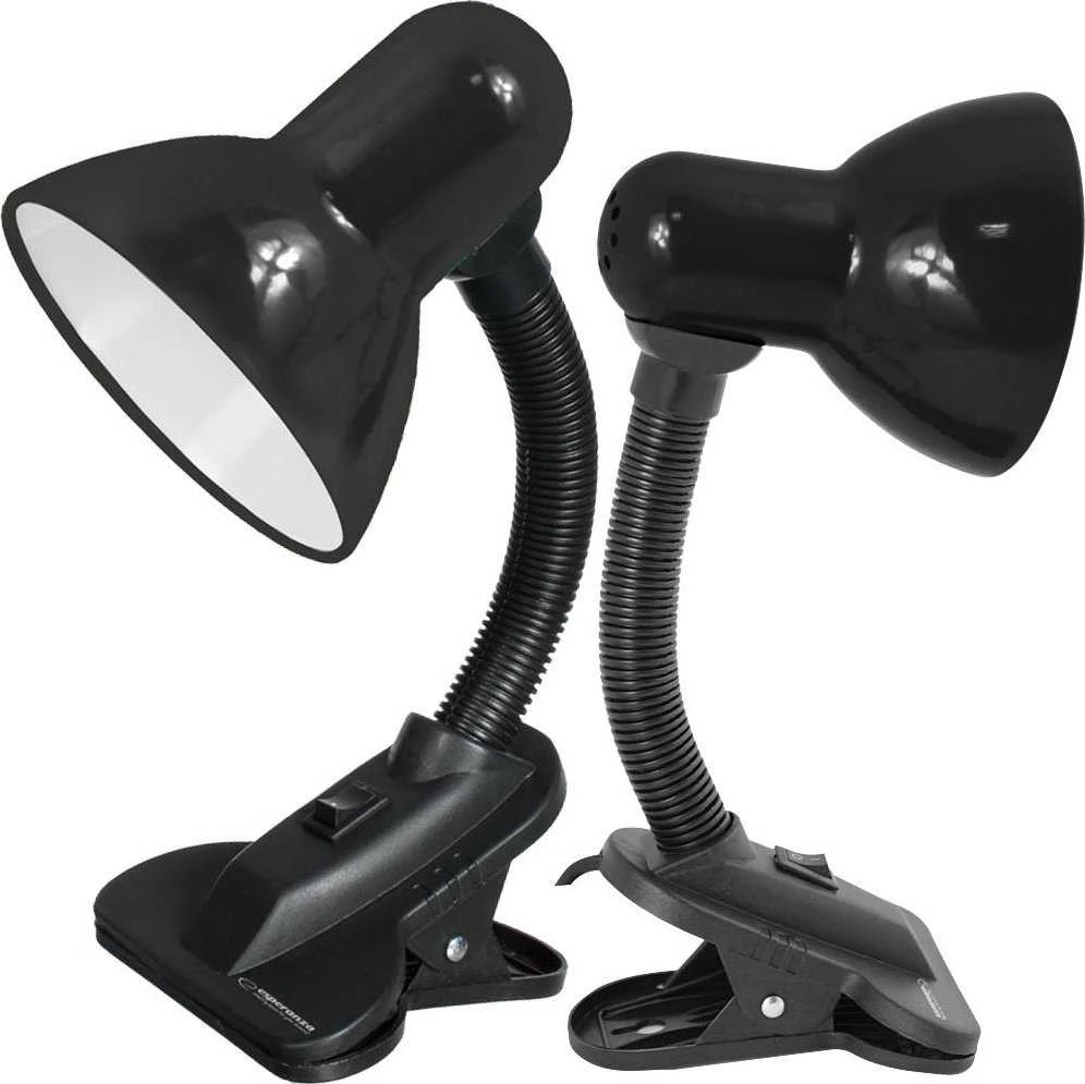 Esperanza stalinė lempa ELD106K E27 Procyon juoda