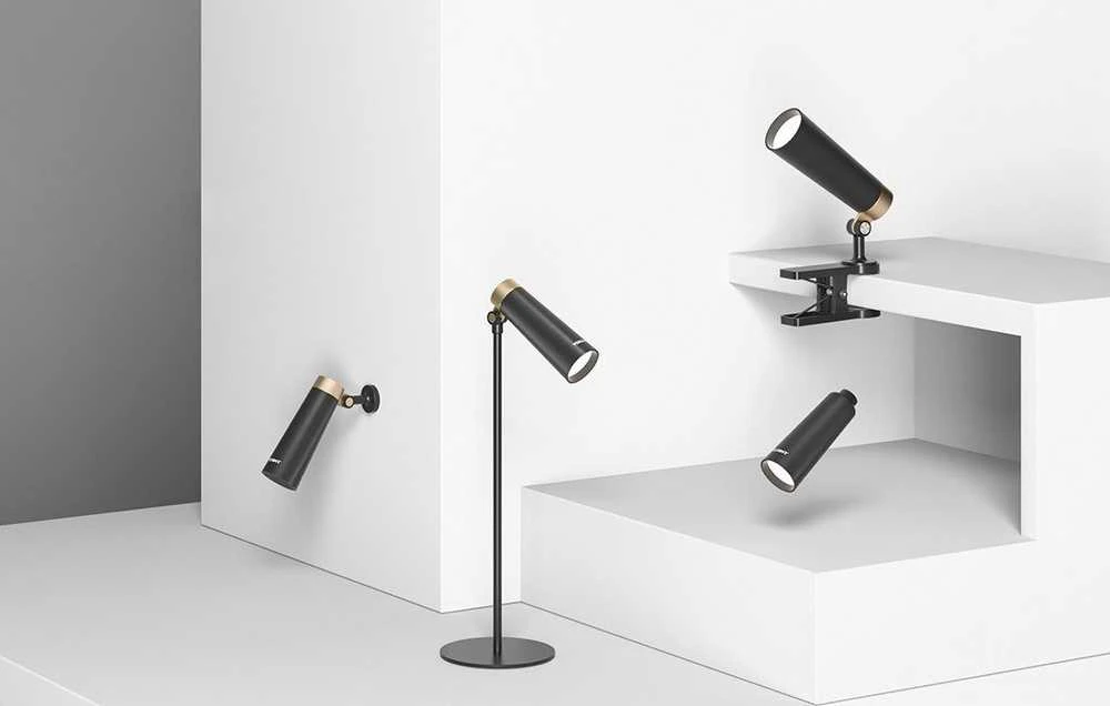 Yeelight 4-in-1 Rechargeable Desk Lamp, Juodas - stalinis šviestuvas