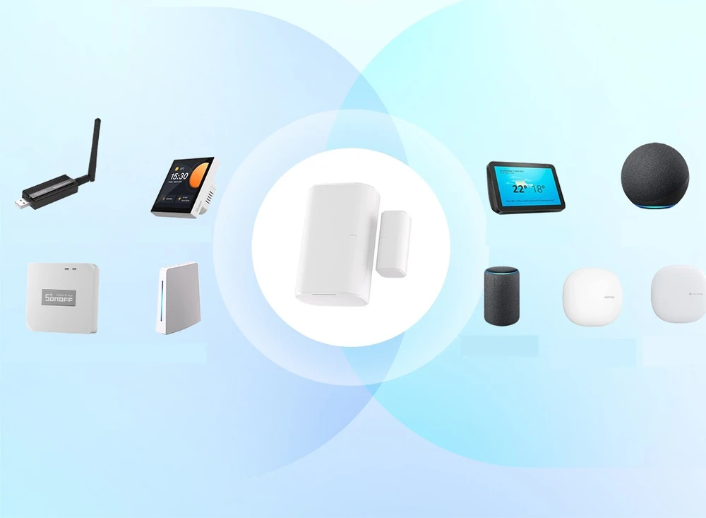 SONOFF SNZB-04P Zigbee Durų/langų magnetinis sensorius