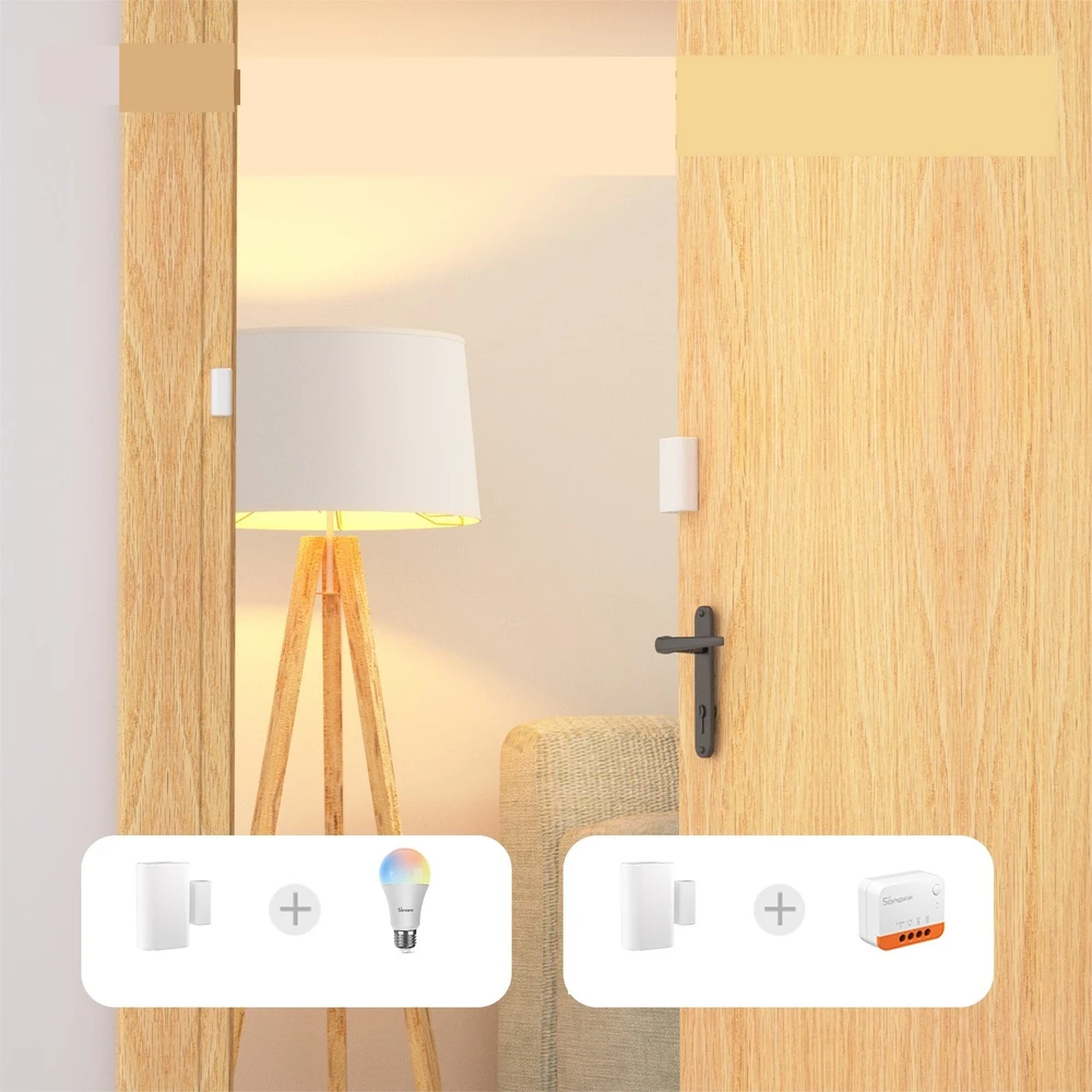 SONOFF SNZB-04P Zigbee Durų/langų magnetinis sensorius