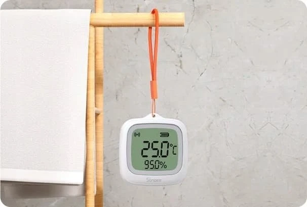 Sonoff SNZB-02WD Zigbee 3.0 temperatūros ir drėgmės belaidis sensorius IP65