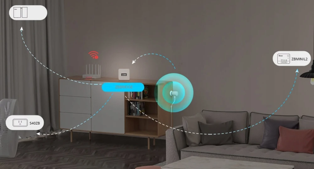 Sonoff SNZB-06P Zigbee 3.0 microwave būvio sensorius