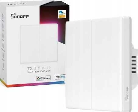 Sonoff TX Ultimate WiFi eWelink remote jutiminis 2 kanalų jungiklis