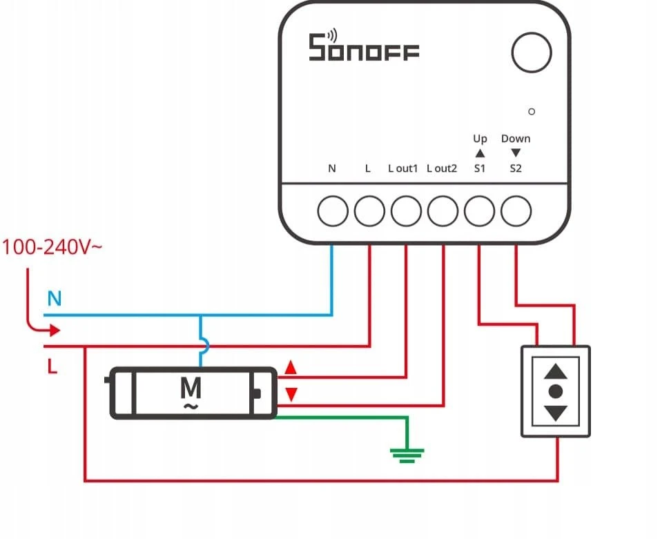 Sonoff MINI-ZBRBS išmanusis „ZigBee“ mini jungiklis