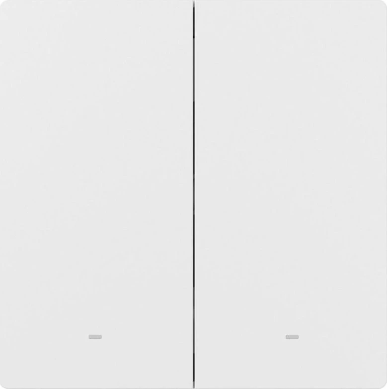 SONOFF M5 2 klavišų sieninis jungiklis 86mm pločio baltas M5-2C-86