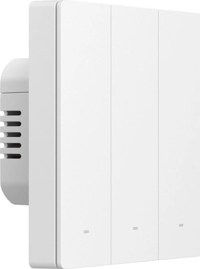 SONOFF M5 3 klavišų sieninis jungiklis 86mm pločio baltas M5-3C-86