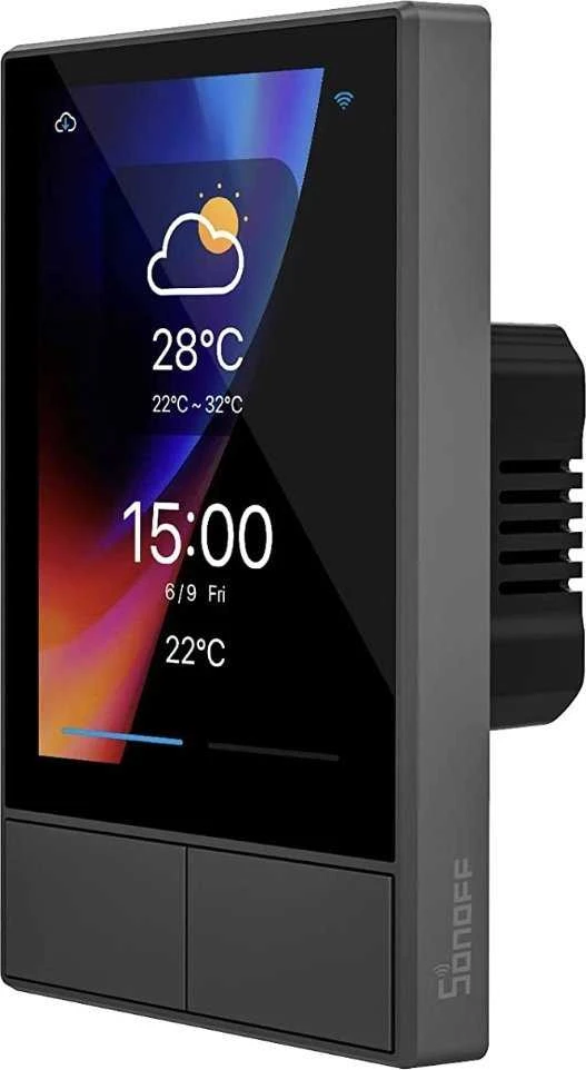 Smart WiFi control panel SONOFF NSPanel (juodas, 120mm)