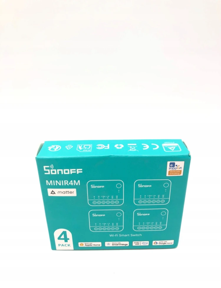 SONOFF MINIR4M (Extreme) Matter Switch 4 vnt. pakuotė