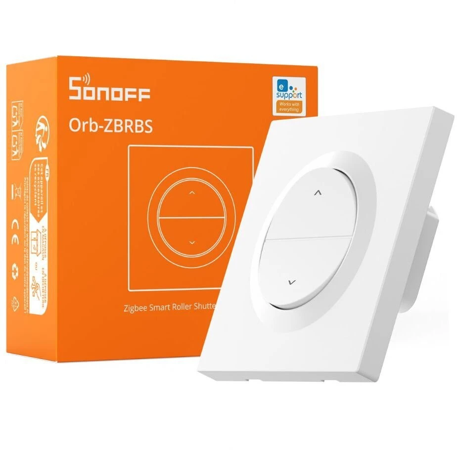 Zigbee išmanusis roletų sieninis jungiklis Sonoff MINI-ZBRBS-E