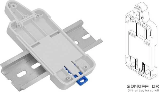 Sonoff Basic R2 1-kanalo išmani relė valdoma WiFi - 230VAC 2200W