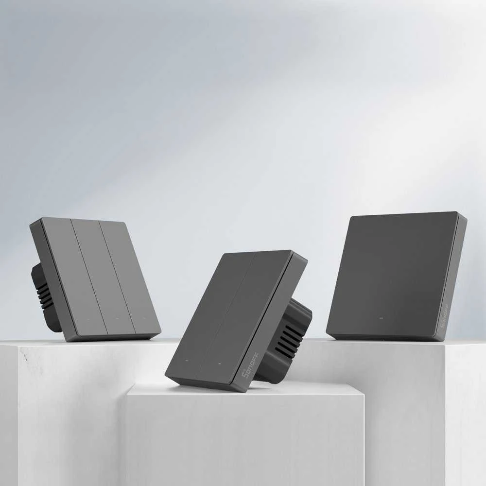 Sonoff SwitchMan M5 Wifi 3 klavišų jungiklis 86mm pločio M5-3C-86