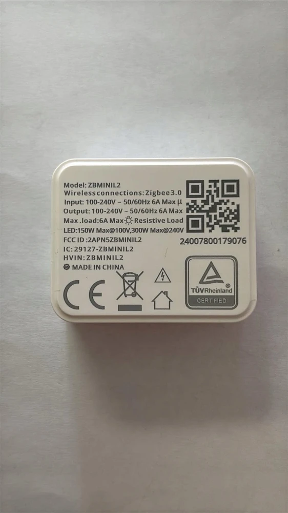 Sonoff ZBmini-L2 Extreme Zigbee 1 kanalo relė 6A
