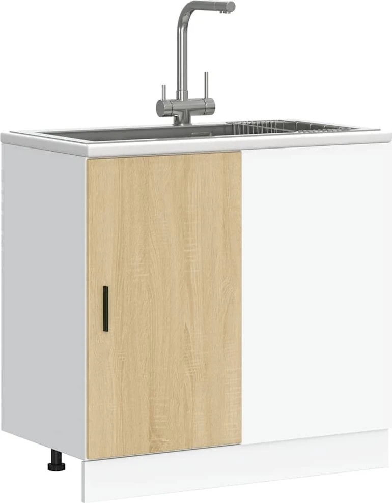 kriauklės pagrindo spintelė “Lyon" Sonoma Oak Engineered Wood
