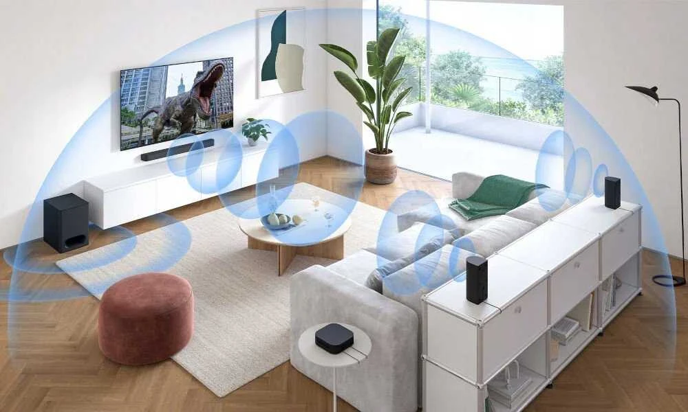 Sony | 5.1 kan. namų kino sistema | HTS60 BRAVIA kino sistema 6 | Garsiakalbiai | „Bluetooth“