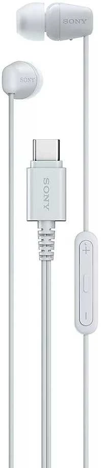 Sony Earbuds | IER‑EX15C | su laidu | į ausis įkišamos | Mikrofonas | Baltas