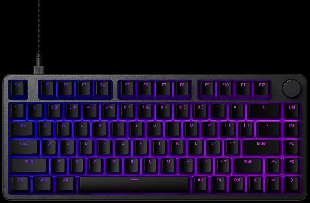 Klaviatūra žaidimams Sony INZONE KBD-H75 TKL US su laidu magnetyczna su pašvietimu juoda