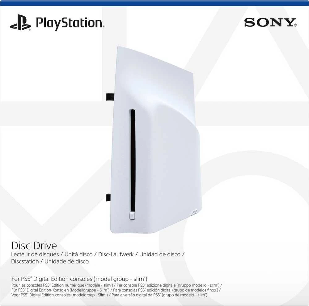 Sony PlayStation 5 Slim/Pro Digital konsolei skirtas diskasukis (PS5 Disc drive)