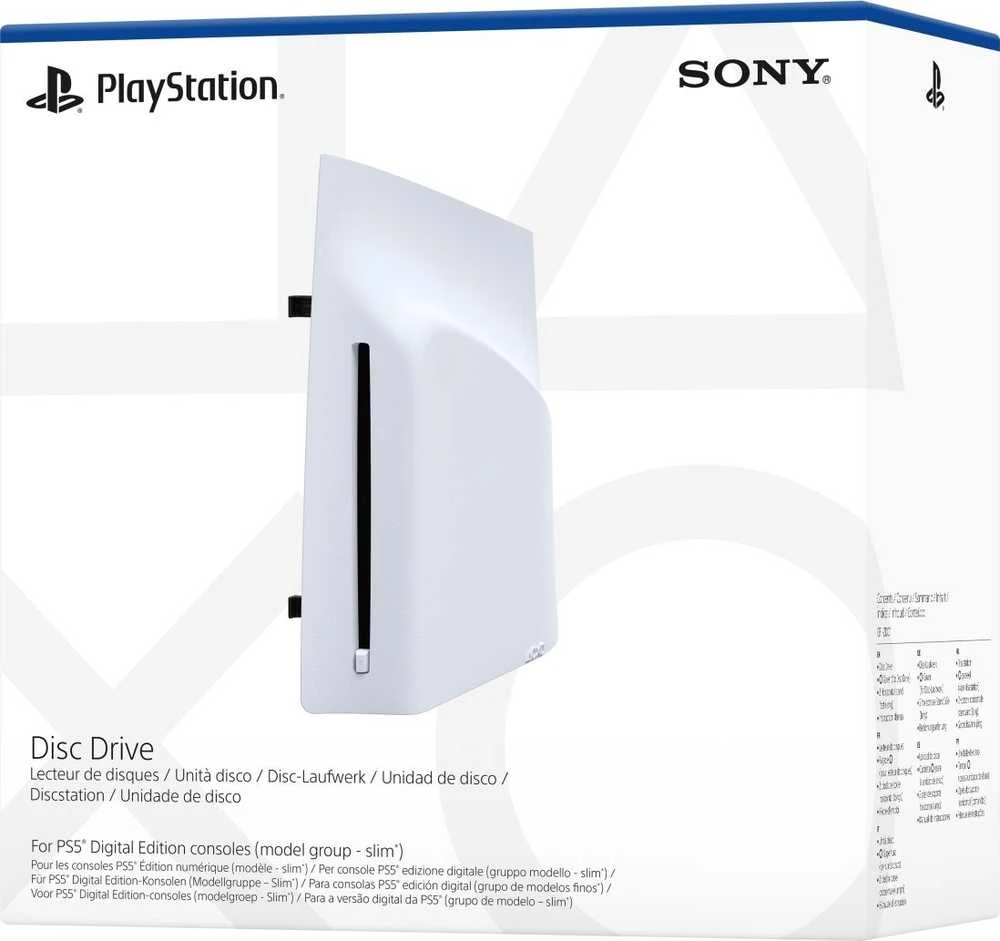 Sony PlayStation 5 Slim/Pro Digital konsolei skirtas diskasukis (PS5 Disc drive)