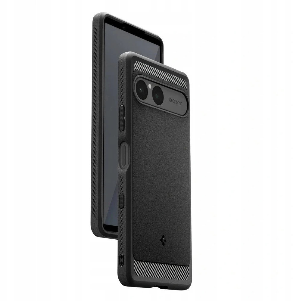 Spigen Rugged Armor dėklas skirtas Sony Xperia 10 VII juodos spalvos