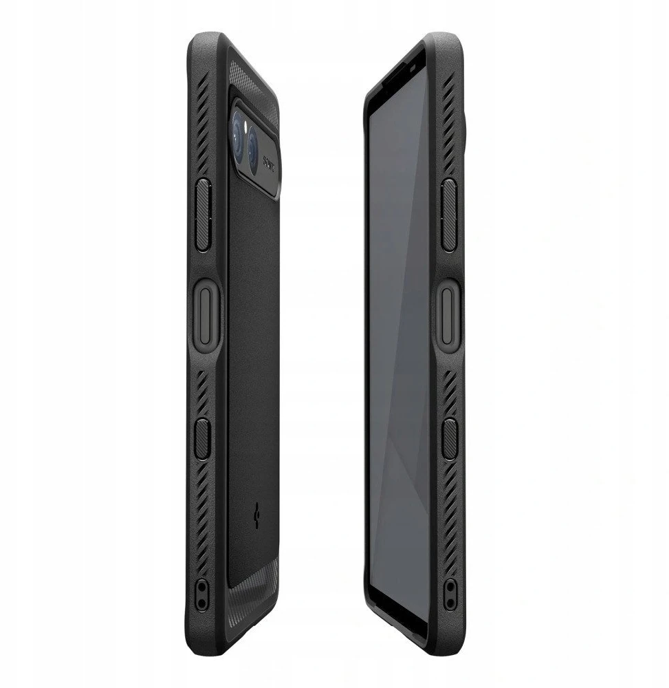 Spigen Rugged Armor dėklas skirtas Sony Xperia 10 VII juodos spalvos