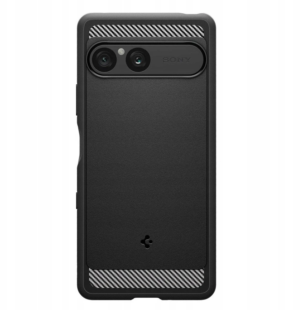 Spigen Rugged Armor dėklas skirtas Sony Xperia 10 VII juodos spalvos