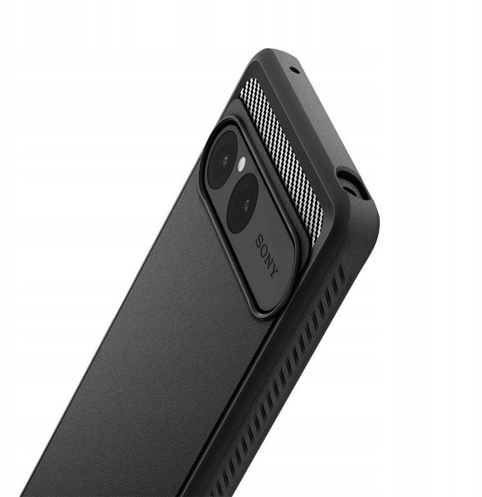 Spigen Rugged Armor dėklas skirtas Sony Xperia 10 VII juodos spalvos