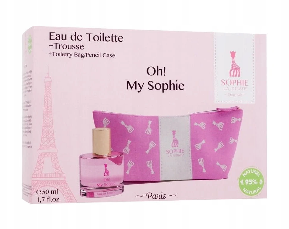 Sophie La Girafe Oh! My Sophie EDT tualetinis vanduo rinkinys vaikams, 50 ml