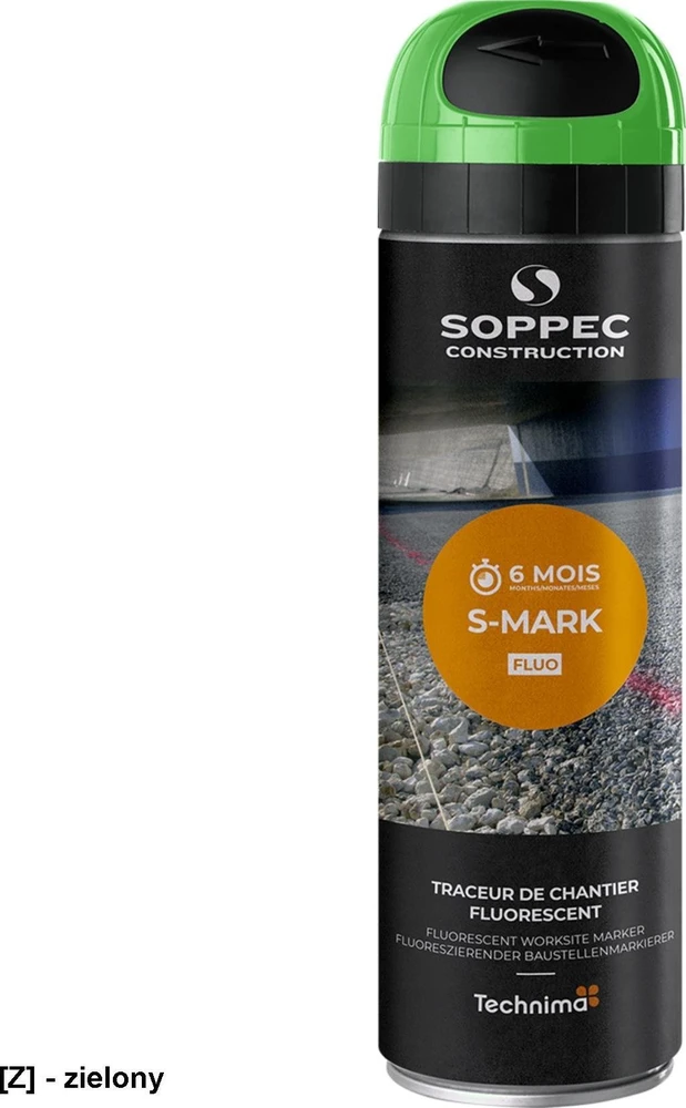 Soppec FASMARK – fluorescenciniai purškiami dažai horizontaliam žymėjimui – raudoni
