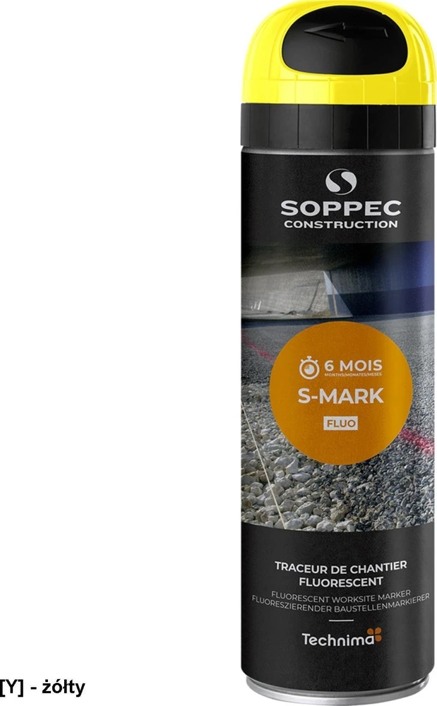 Soppec FASMARK – fluorescenciniai purškiami dažai horizontaliam žymėjimui – raudoni