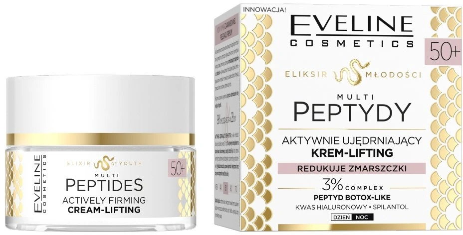 Soraya „Eveline Cosmetics Eliksyras of Youth“ aktyviai stangrinamasis stangrinamasis kremas 50+ 50 ml