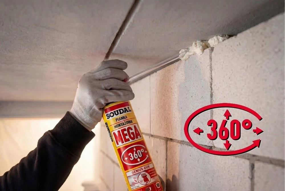 Soudal Montavimo putų žarna ĮVAIRIŲ PADĖČIŲ GENIUS GUN 178593