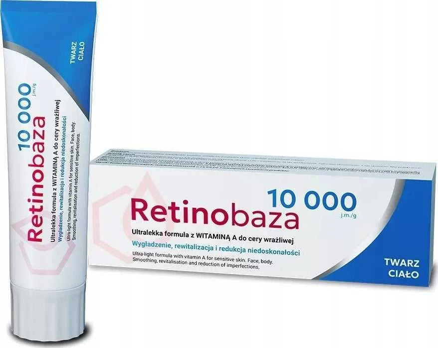 Soul Farm RETINOBASE 10000 Itin lengva kremo formulė su vitaminu A 30 g