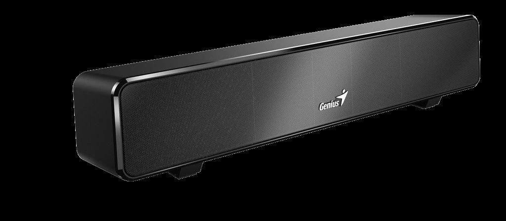 Namų kino sistema KYE 31730024400 Genius garsiakalbis Mini USB SoundBar 100, Immersive Cinema-Style Sound Effect, juodas