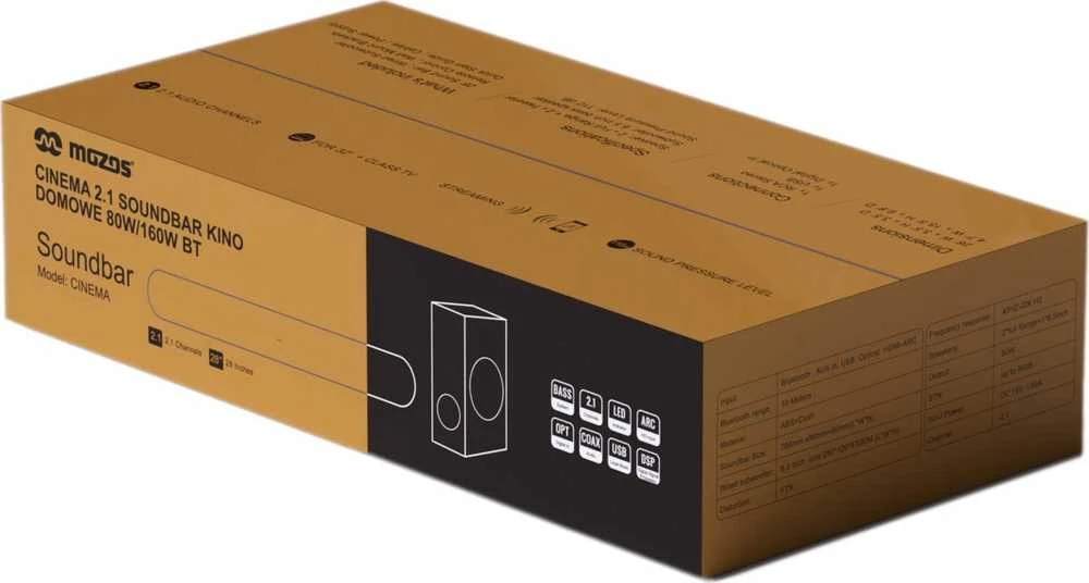 Namų kino sistema Soundbar Mozos Cinema