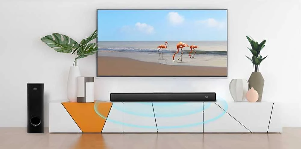 Namų kino sistema Mozos Soundbar, Juodas