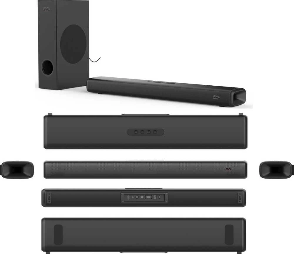 Namų kino sistema Mozos Soundbar, Juodas
