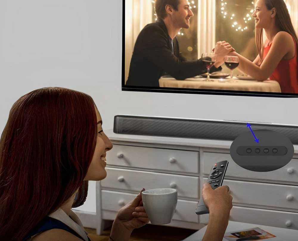 Namų kino sistema Mozos Soundbar, Juodas