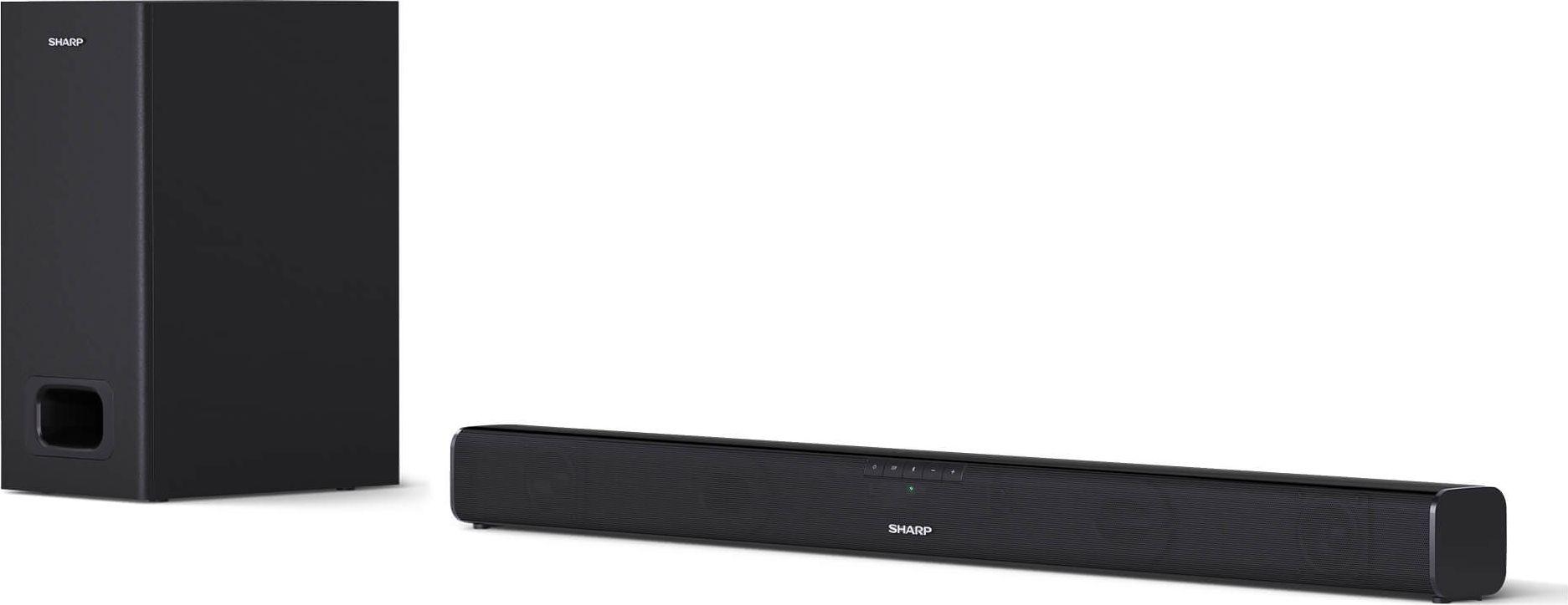 Namų kino sistema Sharp HT-SBW110 garso sistemos (soundbar) kolonėlė 2.1 kanalai 180 W Juoda